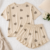 Pijama Conjunto Mujer Suave Diseño Corazones
