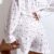 Pijama Conjunto Mujer Manga Larga Corazones Sexy