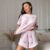 Pijama Conjunto Mujer Suave Diseño Corazones