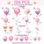Arco Orgánico De Globos Rosa Lila Mariposas