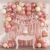 Kit Globos Happy Birthday Rosa Nude