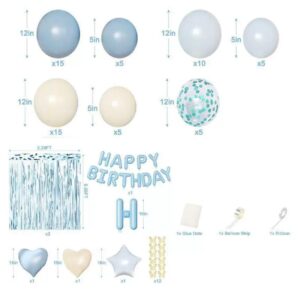 Kit Globos Happy Birthday Celeste Mariposas