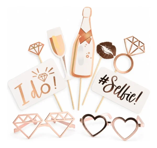 Kit Globos Bride To Be Rosa + Banda + Vincha + Accesorios