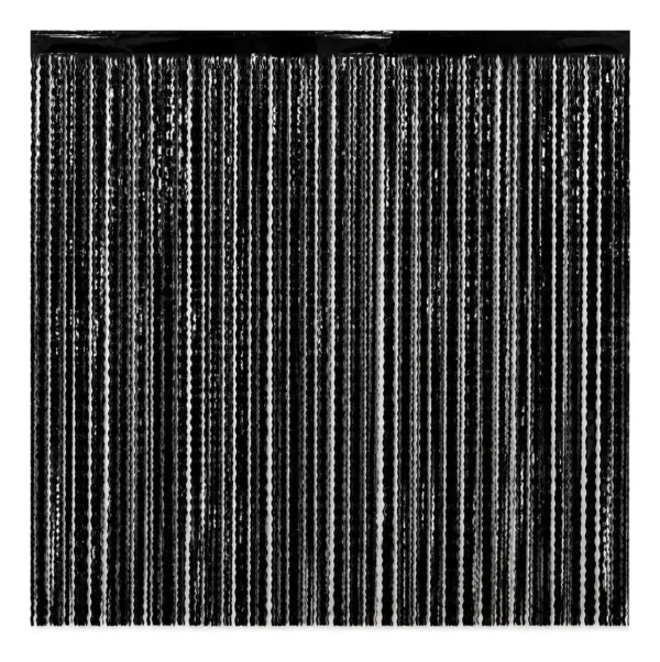 Cortina Metalizada Ondas 1mx2m Efecto Bucle
