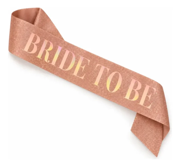 Kit Globos Bride To Be Rosa + Banda + Vincha + Accesorios