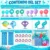 Kit Arco De Globos Bajo El Mar Peces + Cortinas + Alambre Led