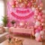 Kit Arco Globos Rosa Feliz Cumpleaños